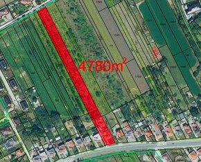 Investičný pozemok s možnou výstavby