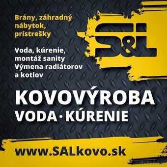 Kovovýroba, voda, kurenie