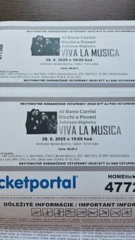 Viva la musica - vstupenky
