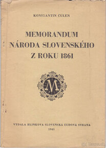 Memorandum naroda slovenskeho z roku 1861