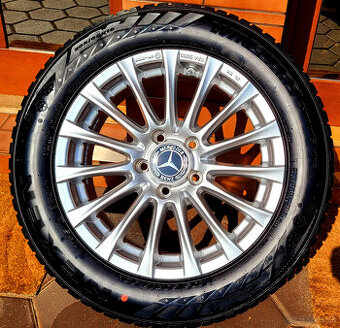 alu R16 5x112, zimné pneu 205/60,. Mercedes C, ako NOVÉ