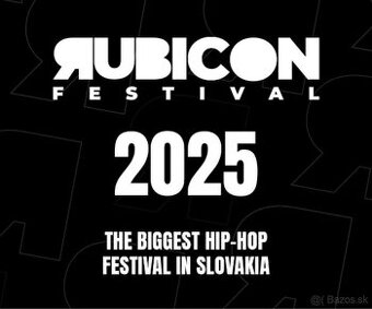 2x 3 dnovy VIP listok na rubicon festival