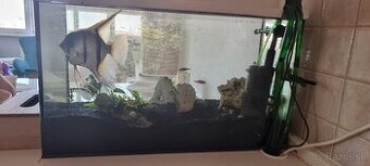 Predám akvárium cca 70 litrov (60×30×35 cm)