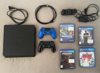 Sony PlayStation 4 Slim 500 GB + hry a príslušenstvo