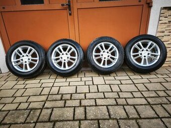 AL DISKY AUTEC 15" + Letné pneu Barum 195/65/R15