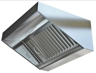 Gastro nábytok do veľkokuchyne. Nerezové police, digestor