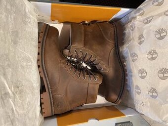 Nové Timberland Brown Rugged Leather Waterproof 6 Inch Boots