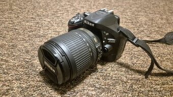 Predám NIKON D5200 + objektív NIKON 18-105