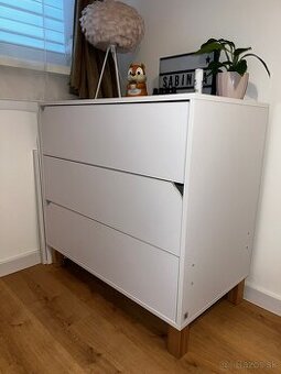 Komoda Lotta, biela 107x92x50, AKO NOVÁ