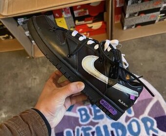 Nike SB Dunk x Off-White 50/50 Black Purple