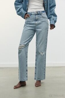 Zara straight fit rifle veľkosť 40/L