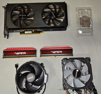 Predám RTX3060ti, Ryzen 5 3600, 2X16 GB DDR4 3200MHz