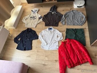 Balík značkových pánskych vecí + BUNDA Versace originál