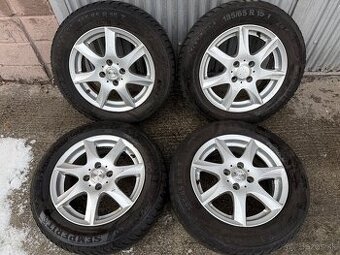 15" Elektrony 4x100 so zimnymi pneu 185/65 R15 -