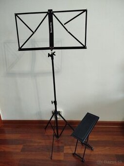 Stojan na noty a nánožník