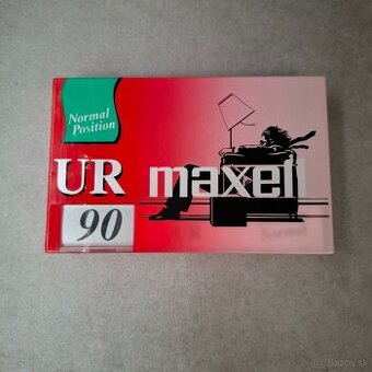Maxell - UR90 min / Normal / audio kazeta / nová