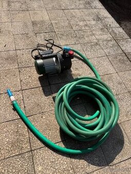 Výkonné záhradné čerpadlo Parkside 1100W + 17m hadica (Kompl