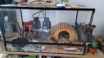 Terárium 70x40x40 + dvojlampa