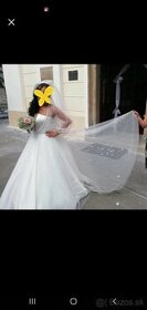 ❣❣❣❣❣❣❣❣❣❣❣Svadobne saty s trlblietavym plášťom Eva Lend