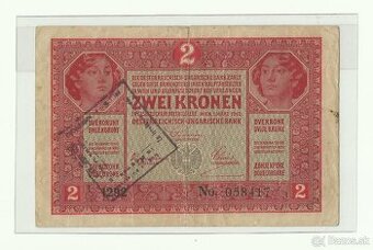 2 kronen 1917(19) Dubrovnik Dalmácia