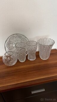 Dózy, misy a vázy z českého skla a krištáľu Bohémia