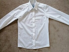 Pánska svadobná biela košeľa