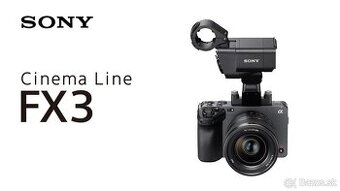 Sony Alpha FX3 ILME-FX Cinema Line - STAV NOVÝ