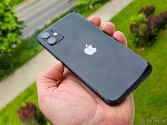 Apple iPhone 11 64GB Black, ako nový, komplet, záruka 12 mes