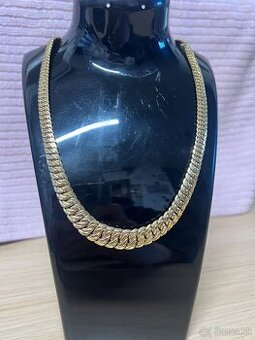 Zlatá dámska retiazka 43cm / 22,3g