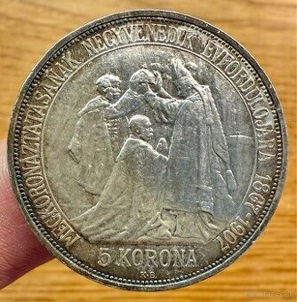 Predám 5 Korona 1907 KB - Výročie korunovácie