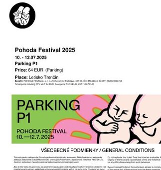 Pohoda P1 Parking