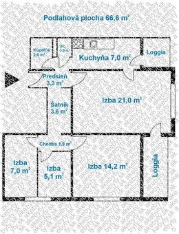 3,5-IZBOVÝ BYT V RUŽINOVE S KLIMATIZÁCIOU A SAMOST. GARÁŽOU