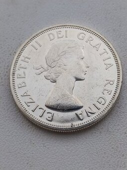 Mince Strieborny Dolar Kanada 1964