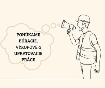 Buracie, vykopove a vypratavacie prace