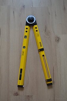 Kompas vodováha s nastaviteľným uhlom uhlomer 3v1