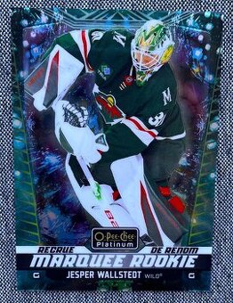 Hokejové kartičky-Predaj WALLSTEDT,limit /5, BIOLUMINESCENCE