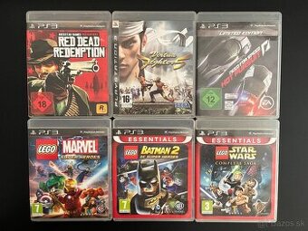 Predám zbierku hier na PS3
