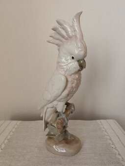 Royal dux papagáj porcelánová soška