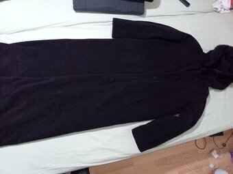 Dlhý zimný kabát s kapucňou dámsky