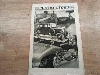 Pestrý týden 18.október 1930 auto PRAGA