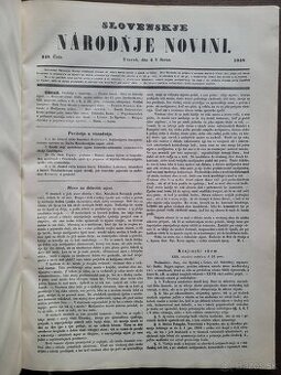 Slovenské národné noviny 1848