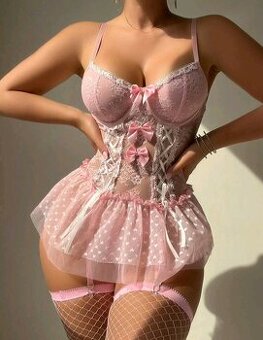 Ružová súpravička