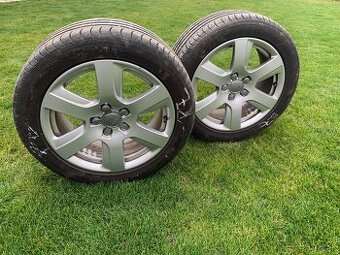 Alu disky R17 s letnými pneumatikami