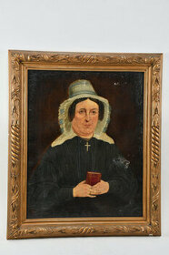 Biedermeier portret, 19.stor. - 1