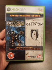 Predám Bioshock a Oblivion pre Xbox 360