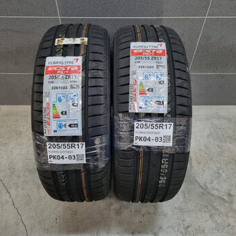 Letné pneumatiky 205/55 R17 KUMHO DOT0620
