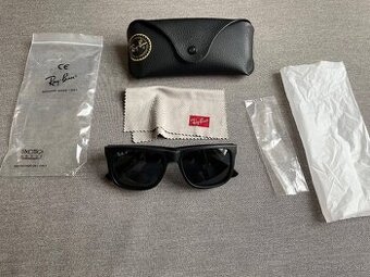 Ray Ban Justin RB4165 622 Polarised Black mat