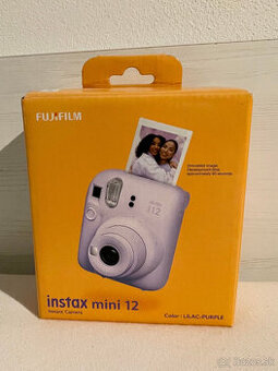 Predám nový fotoaparát Fujifilm Instax Mini 12 – fialový