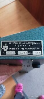 Predám pletací stroj DOPLETA