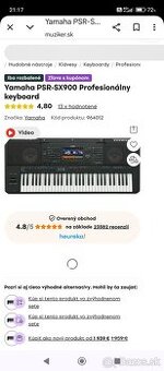 Yamaha Psr SX900 alebo 920